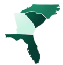 Florida, Georgia, North Carolina, South Carolina